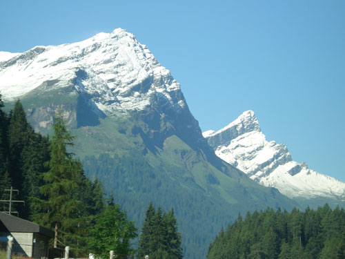 スイスの山