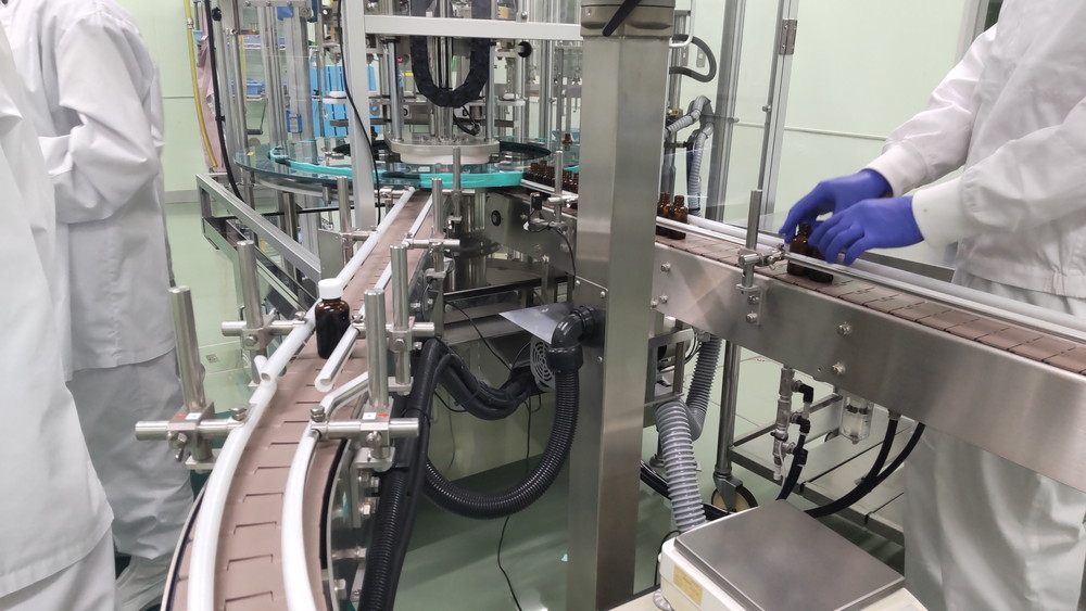 打栓後再びラインへの画像